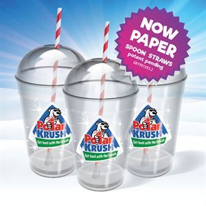 455ml MAXI cups-lids-paper spoonstraws